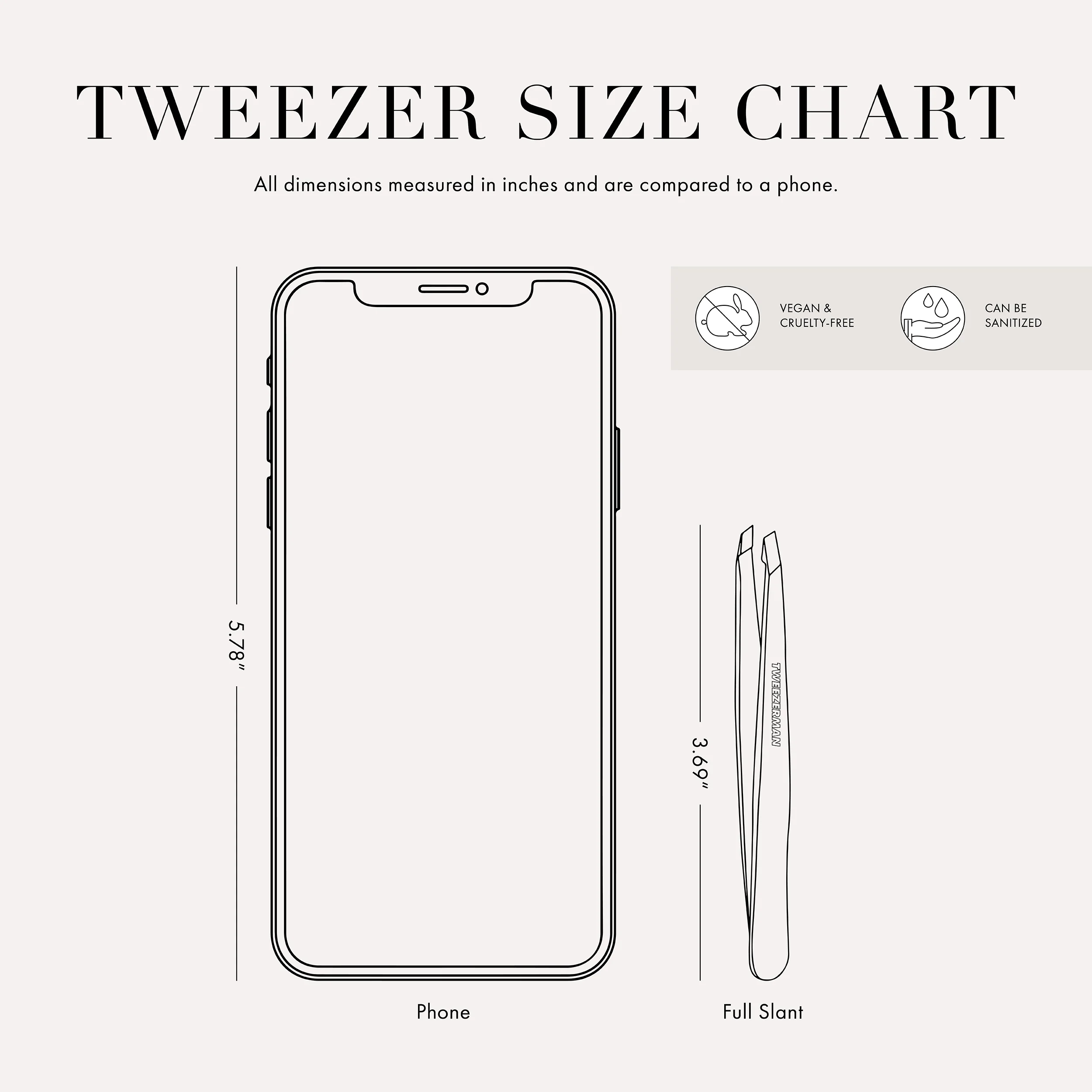 Dusted Onyx Slant Tweezer - Image 4