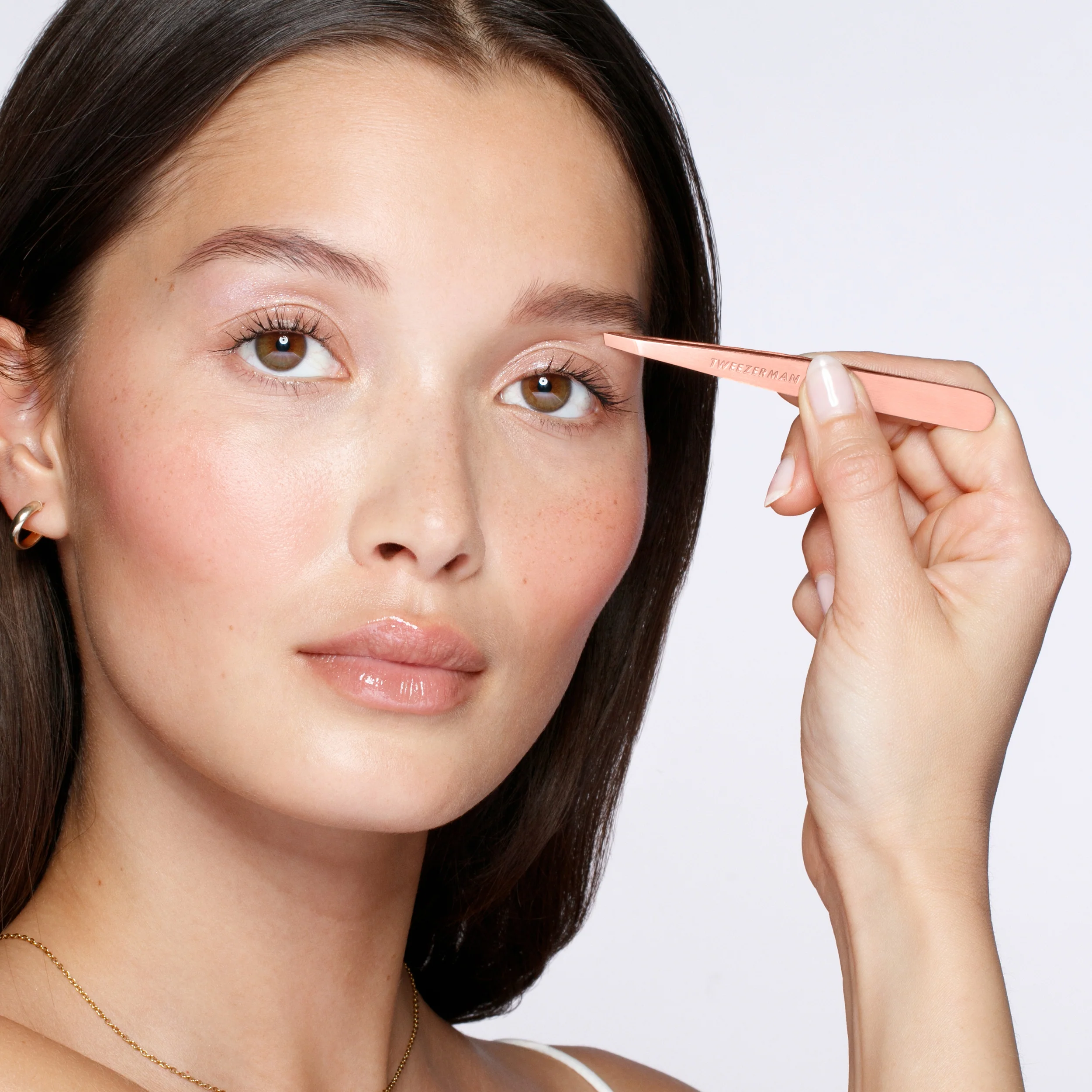 Rose Gold Slant Tweezer - Image 8